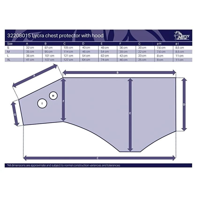 Harry's Horse Borstbeschermer Met Hals