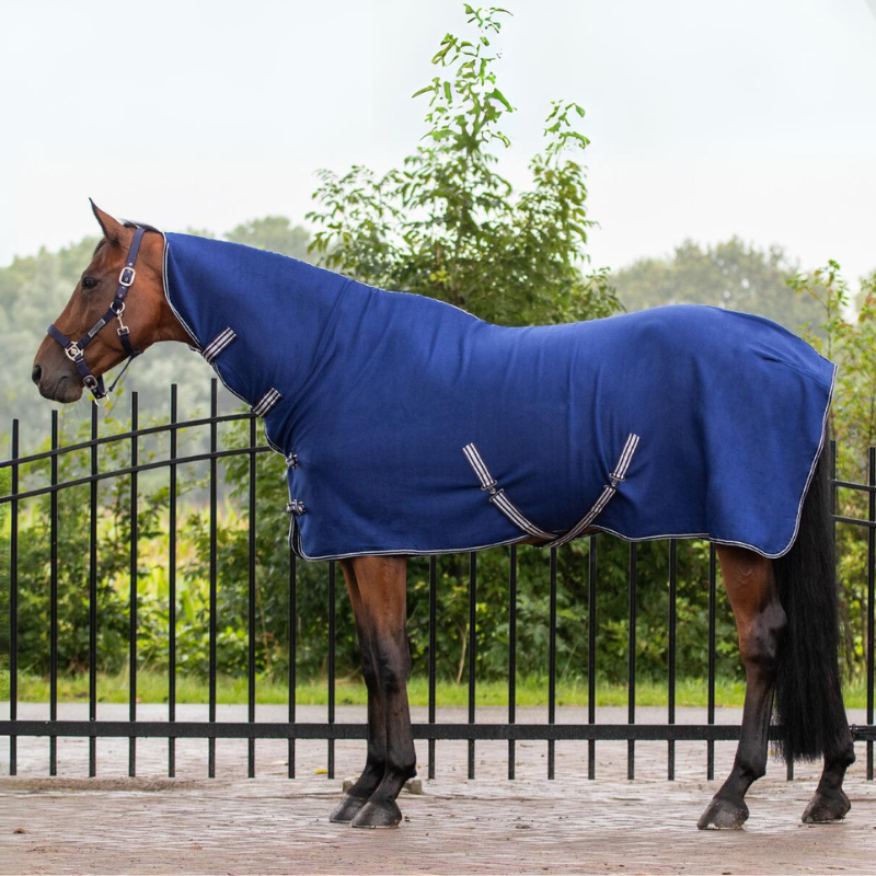 QHP Fleecedeken Basic Met Hals