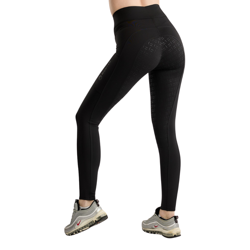 Montar MoFair Tights w. Gun Metal Logo Print