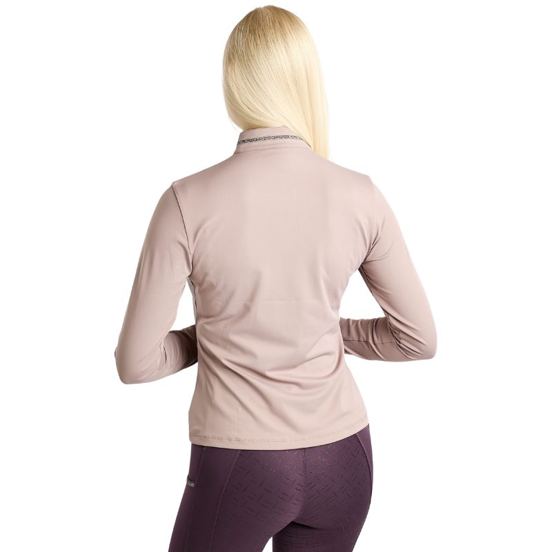 Montar MoMaisy Long Sleeved Polo w. Gun Metal Crystal Tape
