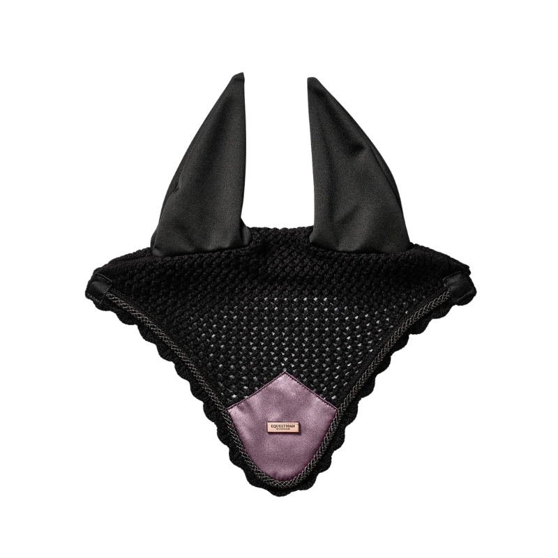 Ear Bonnet Black Blush