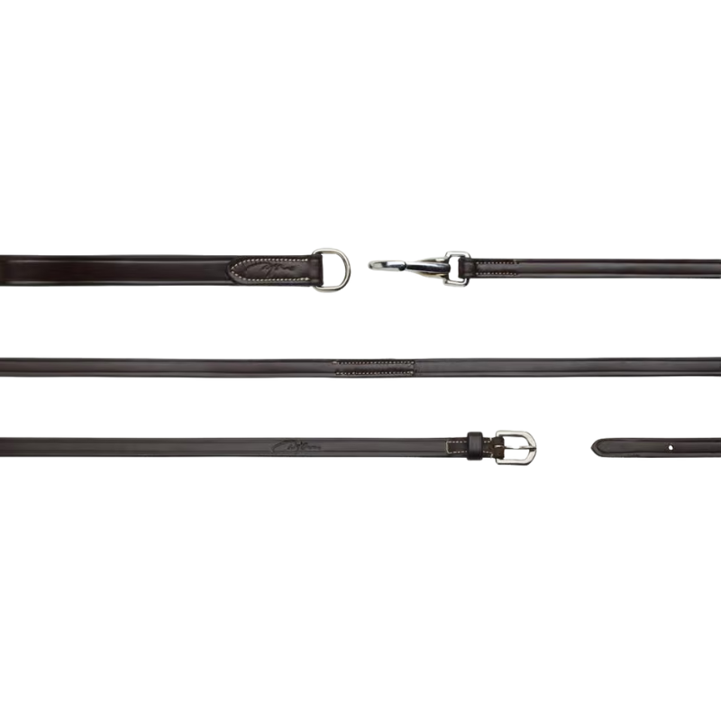 Dy'on Full Leather Draw Reins 1/2