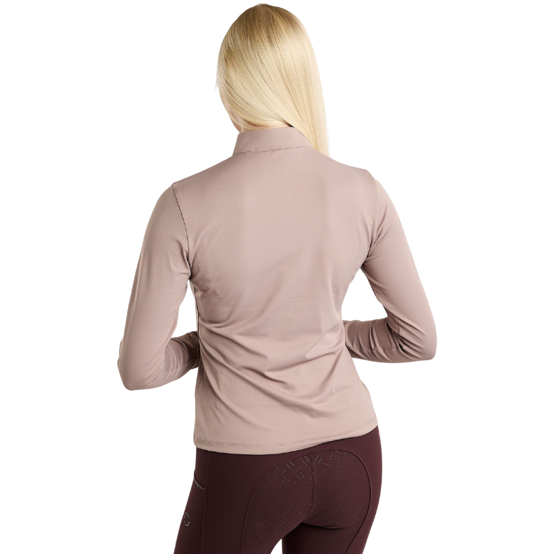 Montar MoMaddy Long Sleeved Polo w. Gun Metal Crystals