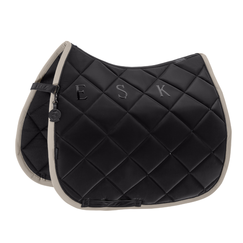 Eskadron Saddle Cloth Silk Contrast Diamond Platinum 2026