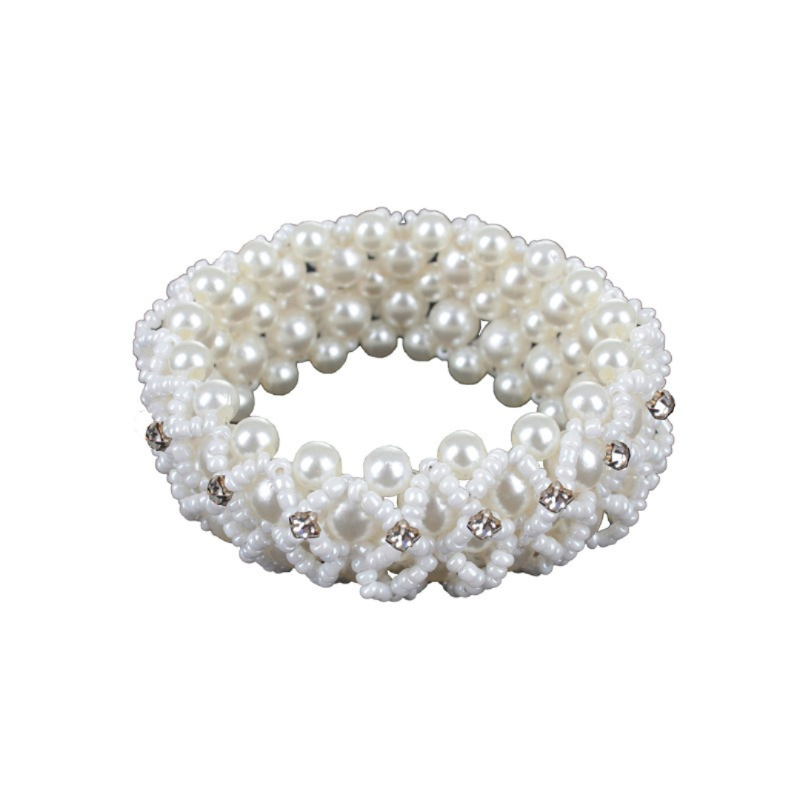 Horka Knotband Crystal Pearl