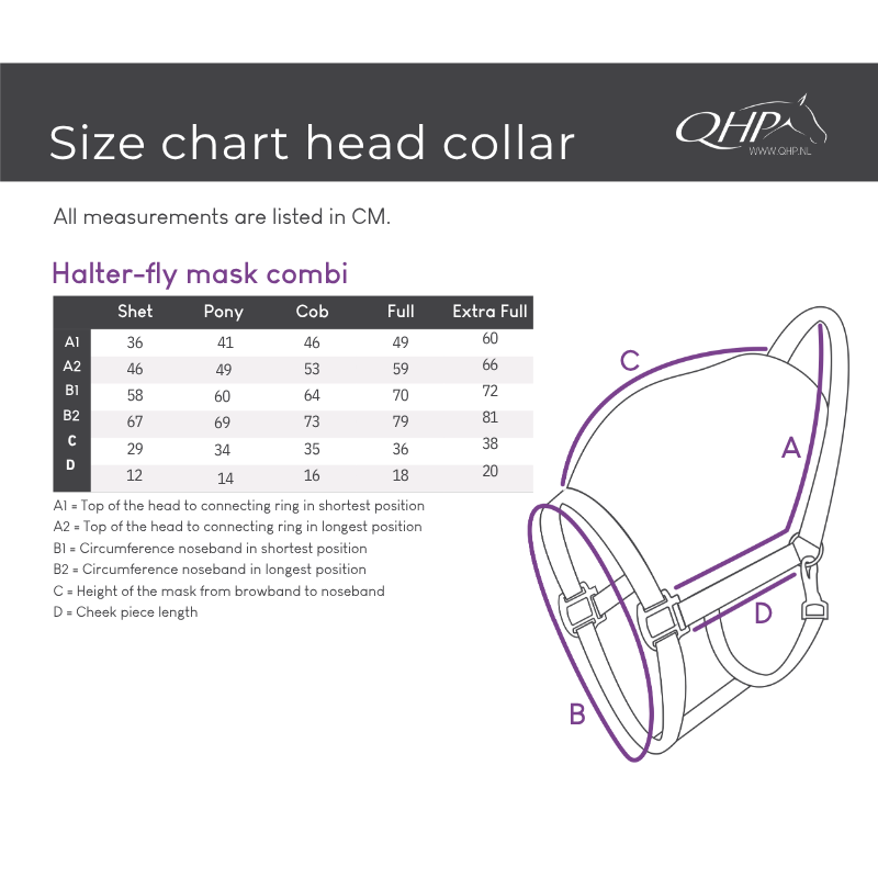 QHP Halster Vliegenkap Combi