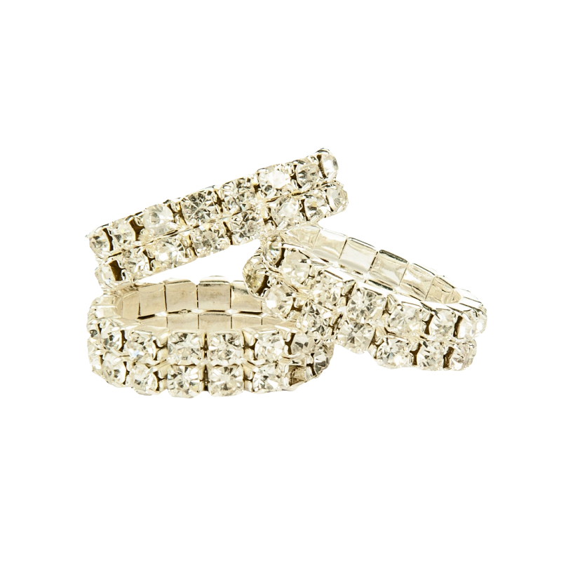 HKM Manen Elastiekjes Crystal