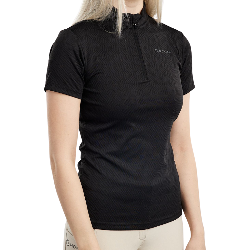 Montar MoCilia Refined Short Sleeved Jacquard Trainingsshirt