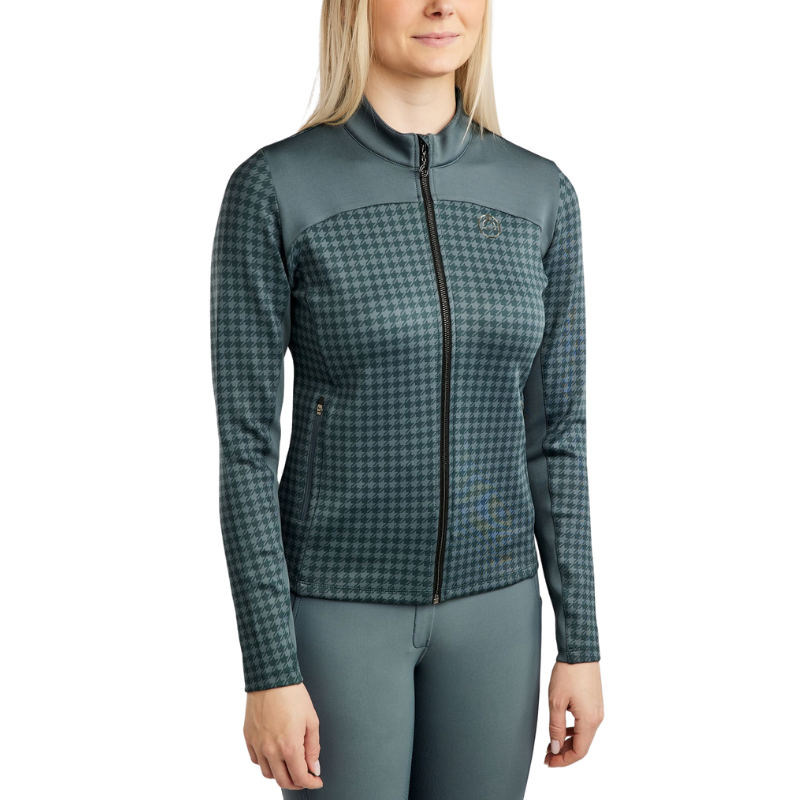 Montar Vest MoHannah All Over Houndstooth