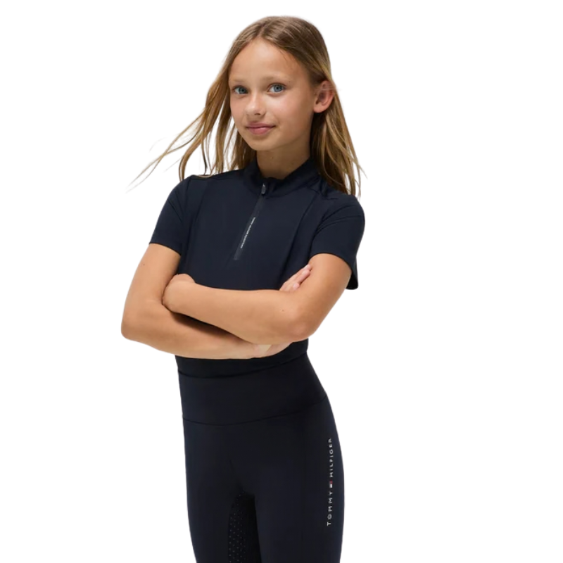 Tommy Hilfiger 1/4 Zip Training Top Palma Young Rider