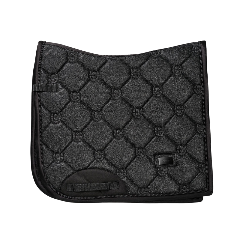 Dressage Saddle Pad All Black Glimmer