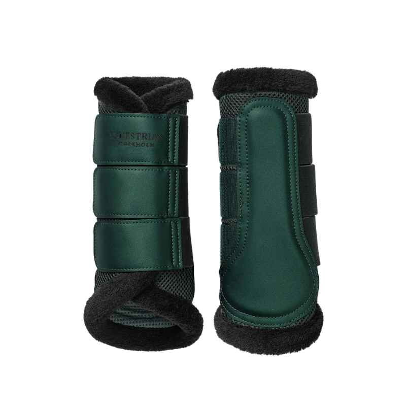 Fur Mesh Brushing Boots