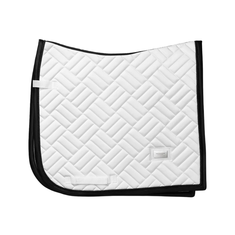 Dressage Saddle Pad Modern White