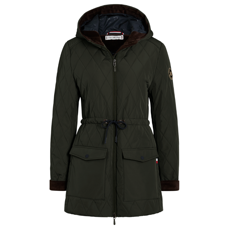 Tommy Hilfiger Gewatteerde Jas Forest